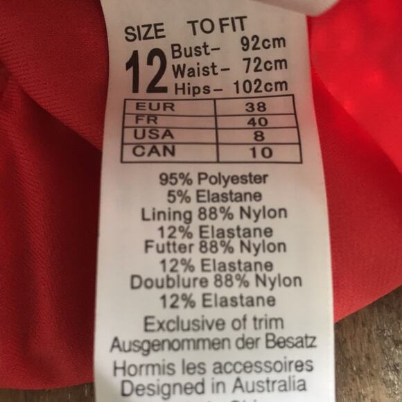 Seafolly off the shoulder bikini top size 8 - Picture 5 of 8